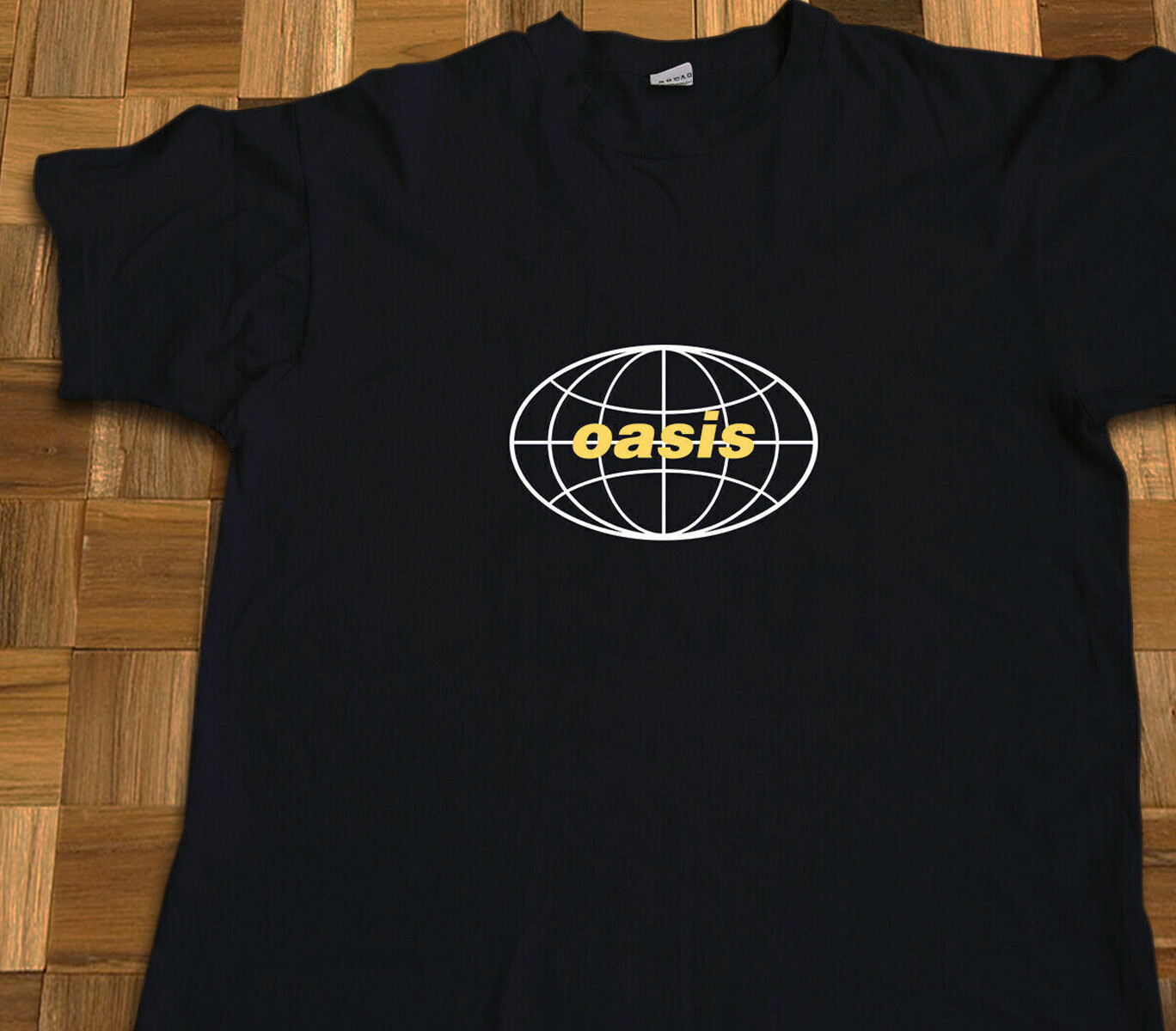 RARE Oasis Be Here Now Tee 1997 T Shirt Black Men\'s Short Sleeve Size