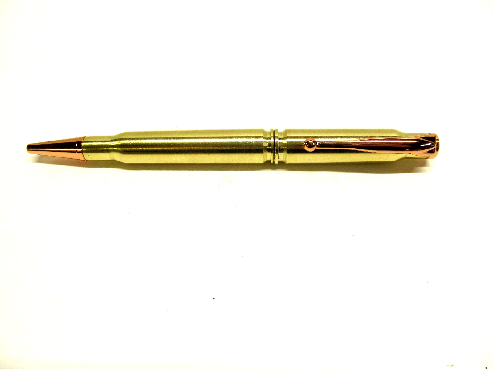 1pc  Handmade RIFLE BULLET Pens from .308 Brass & 30-06 Cartridges. VERY NICE