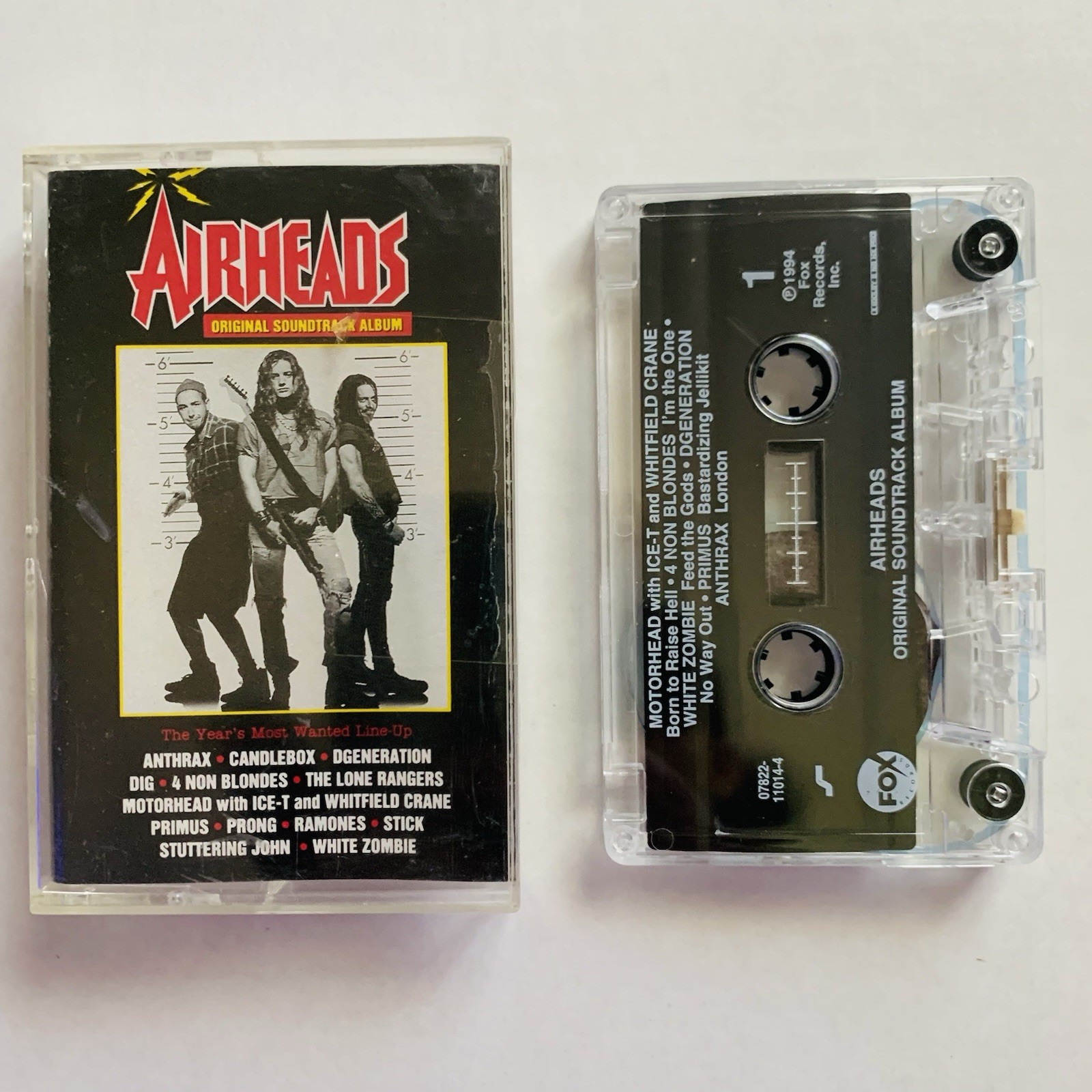 Airheads by Original Soundtrack (Cassette, Jun-1994, Fox (USA))