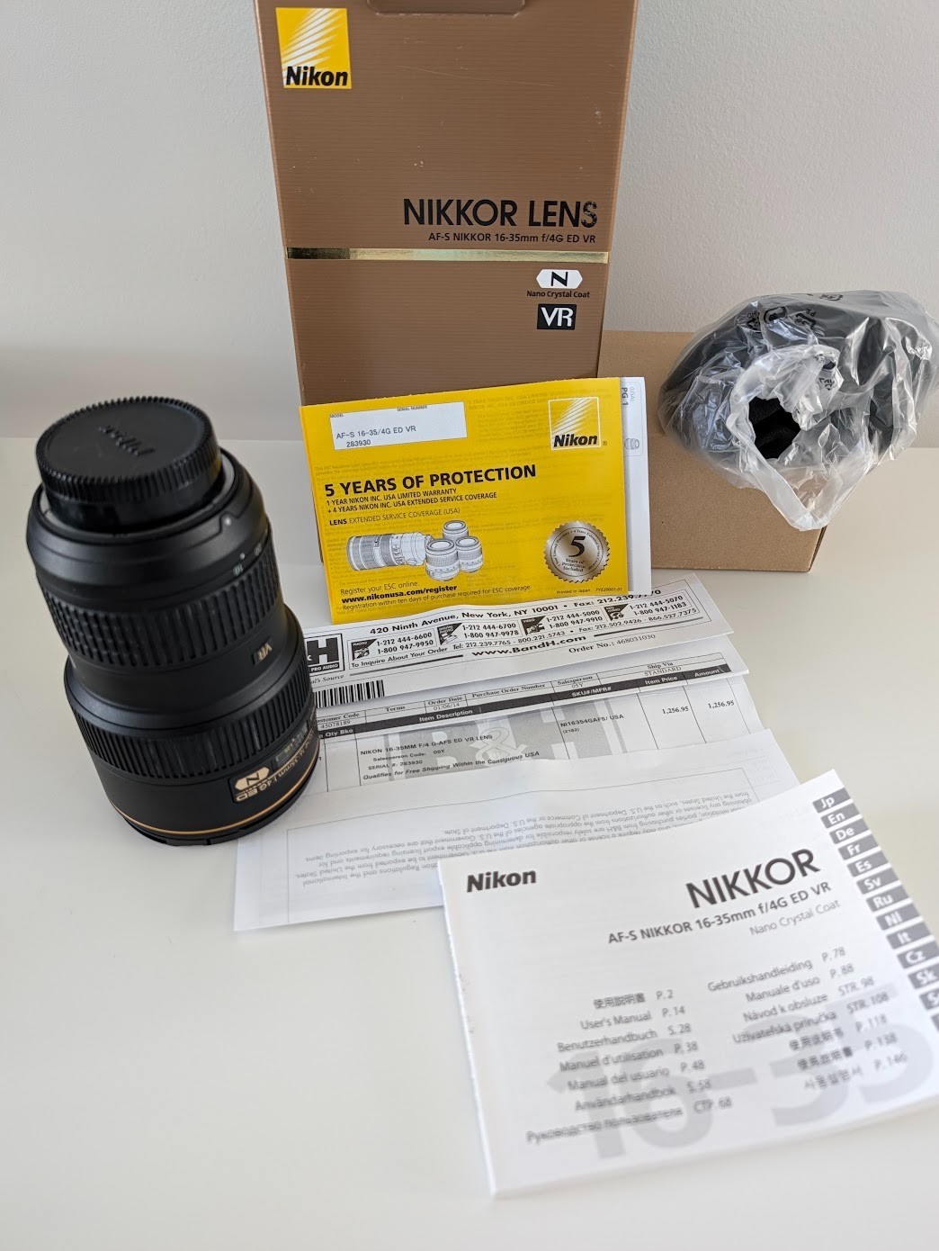 Nikon AF-S NIKKOR 16-35mm f/4 G ED VR SWM IF Lens Nikon AF-S NIKKOR 16-35mm f/4 G ED VR SWM IF Lens