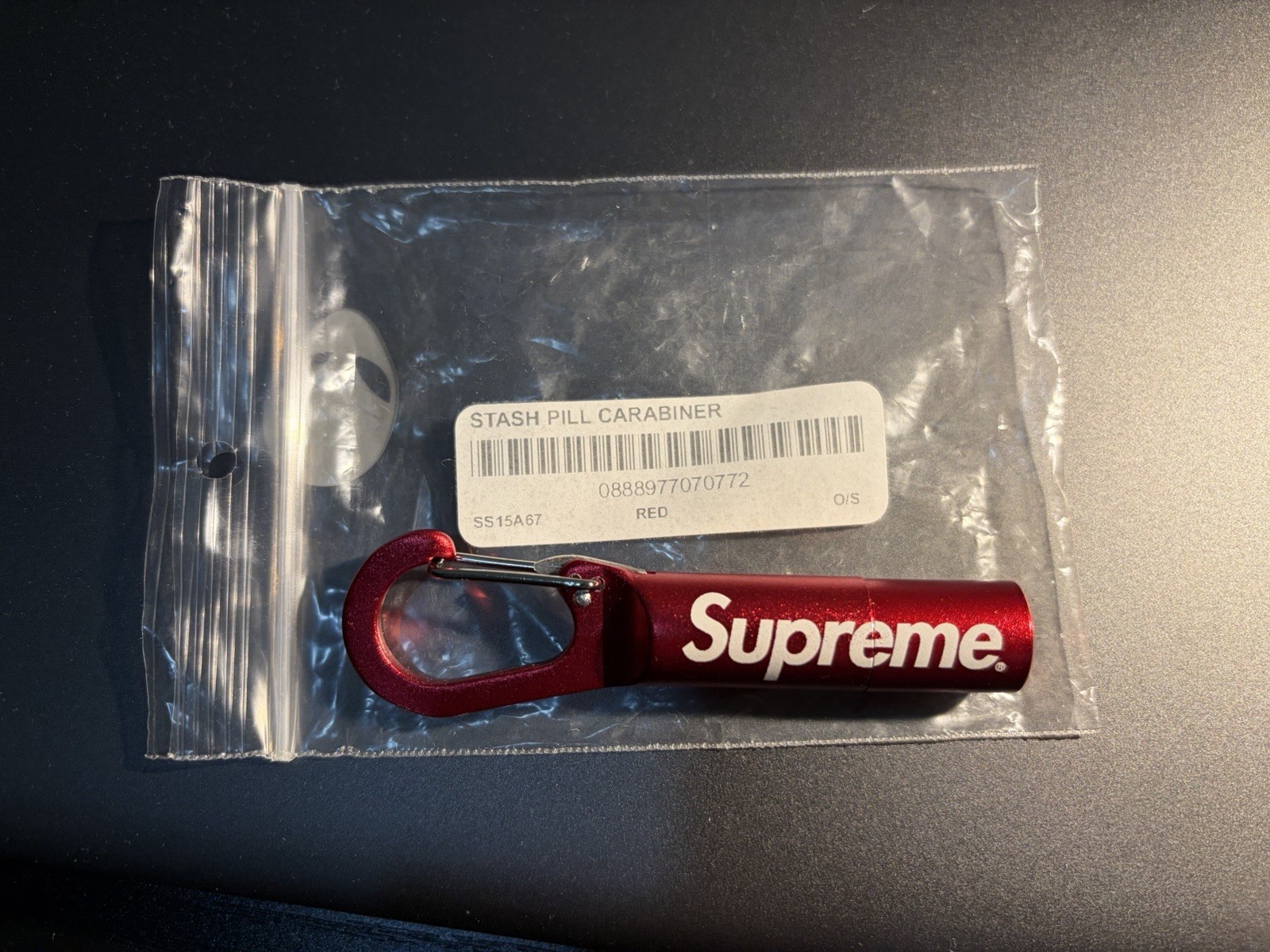 Supreme Stash Pill Carabiner SS15
