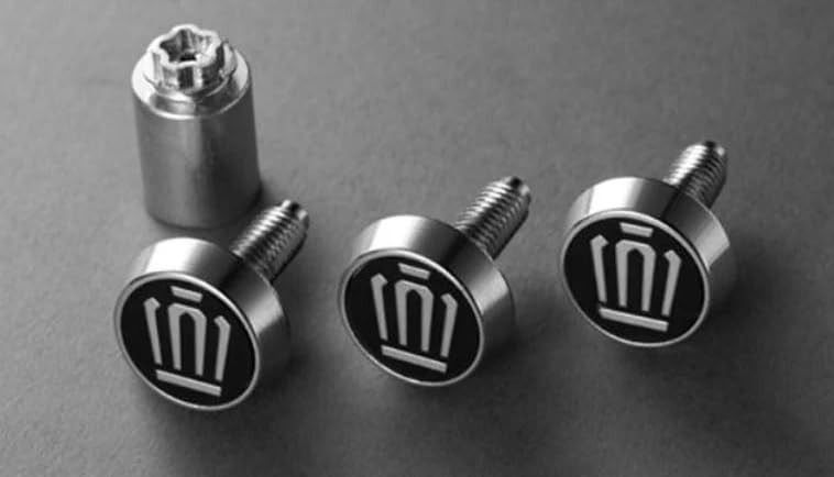 Toyota Genuine Crown Logo License Plate Lock Bolt Set OEM 08407-00630 JDM