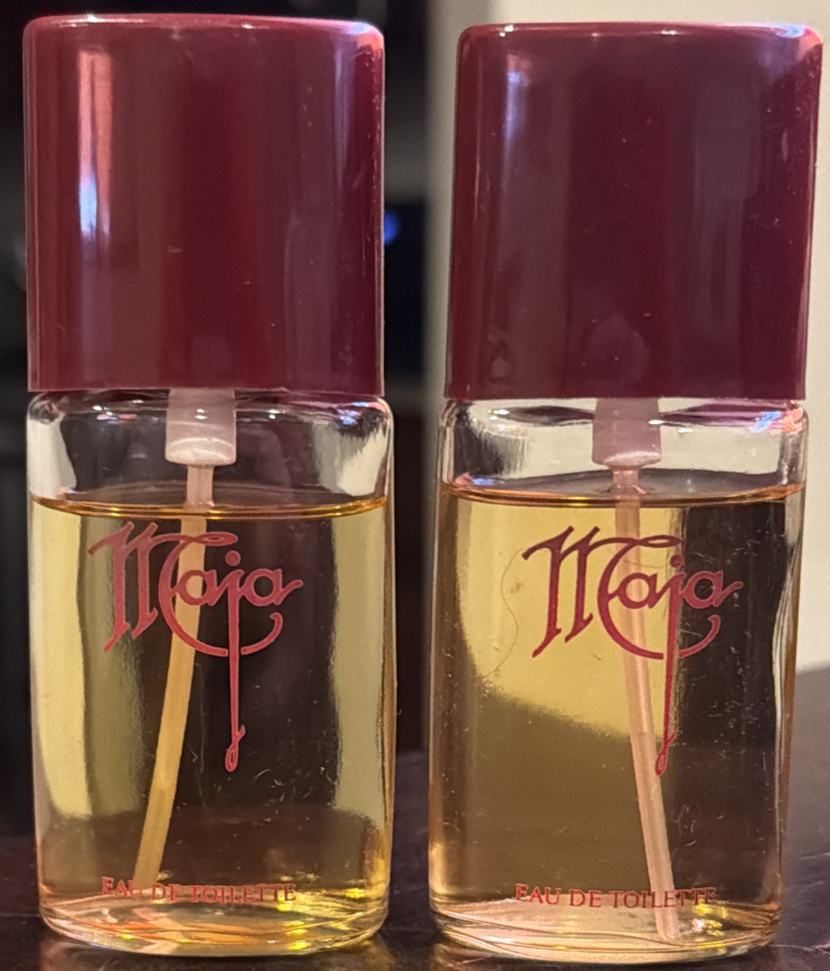 2x Maja Eau De Toilette Spray 1oz by Myrurgia Vintage Perfume Bottle (2 Lot) NEW