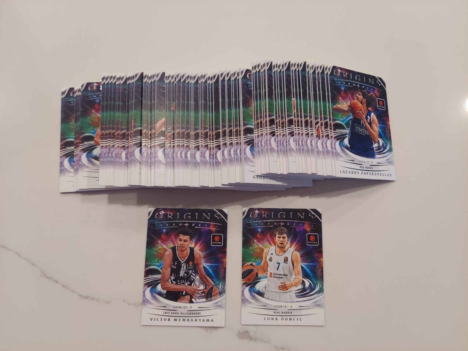 2025-26 PANINI ORIGINS EUROLEAGUE BASKETBALL COMPLETE SET 100 CARDS  LUKA VICTOR
