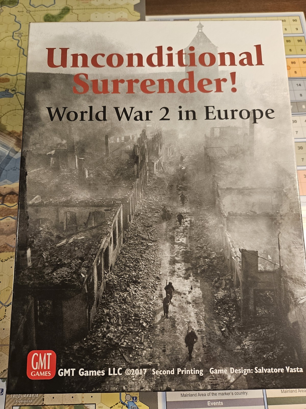 Unconditional Surrender (2nd) Box w/ Optional Rules From C3i GMT GAMES 