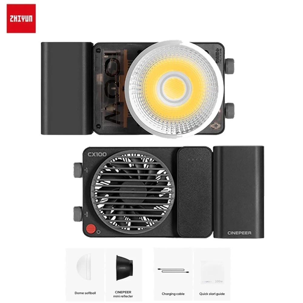 Zhiyun Cinepeer CX100 100W Pocket LED Video Light 2700K-6500K- (OPEN BOX)