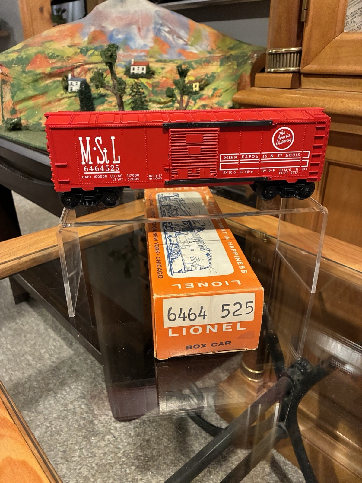 ~NMINT~Lionel Postwar 6464-525 M&STL ~Painted Doors~ (Painted Gray Shell C10) ~NMINT~Lionel Postwar 6464-525 M&STL ~Painted Doors~ (Painted Gray Shell C10)