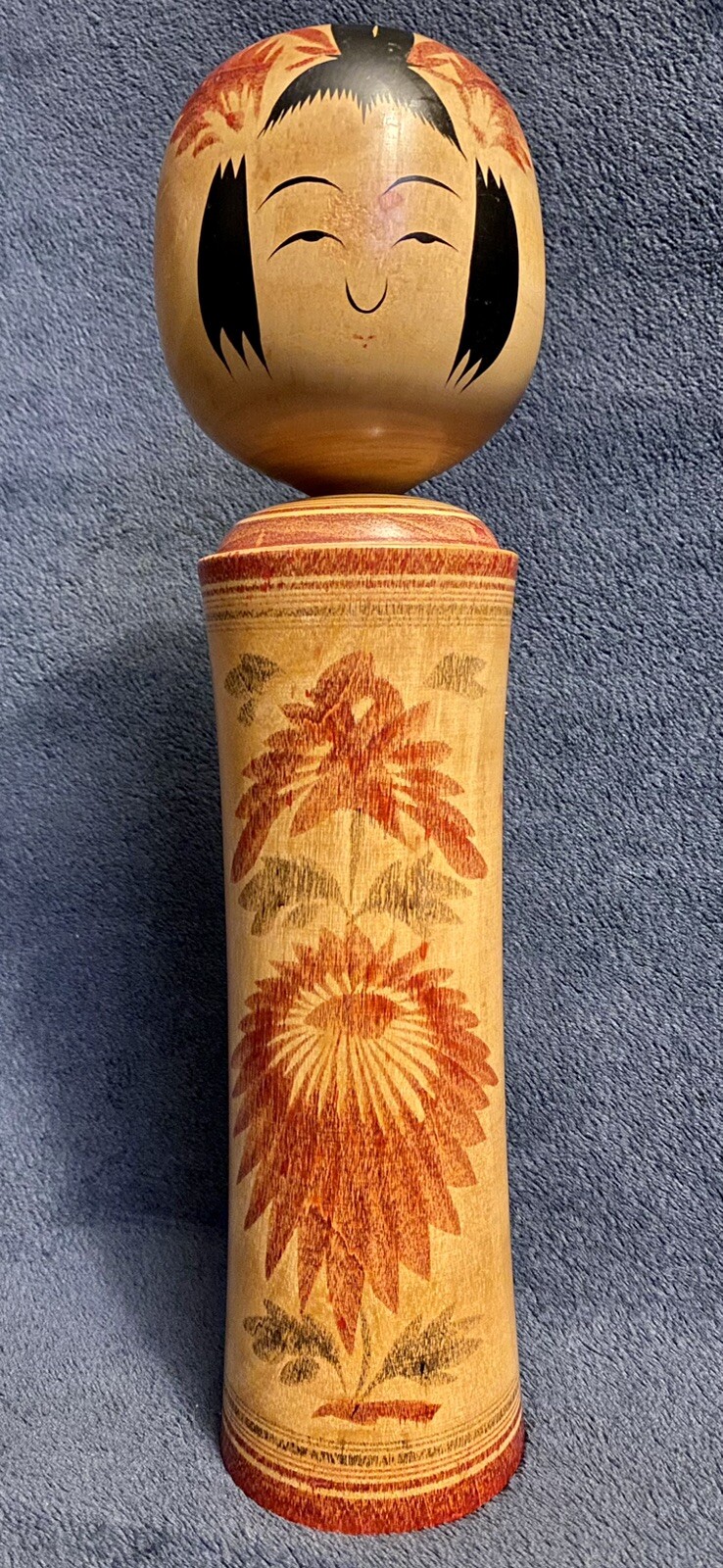 Older Japanese Traditional Kokeshi Doll 14.5”H Older Japanese Traditional Kokeshi Doll 14.5”H