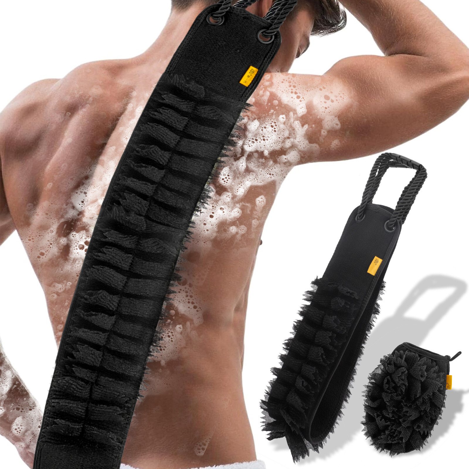 2pcs Shower Exfoliating Back Scrubber 36