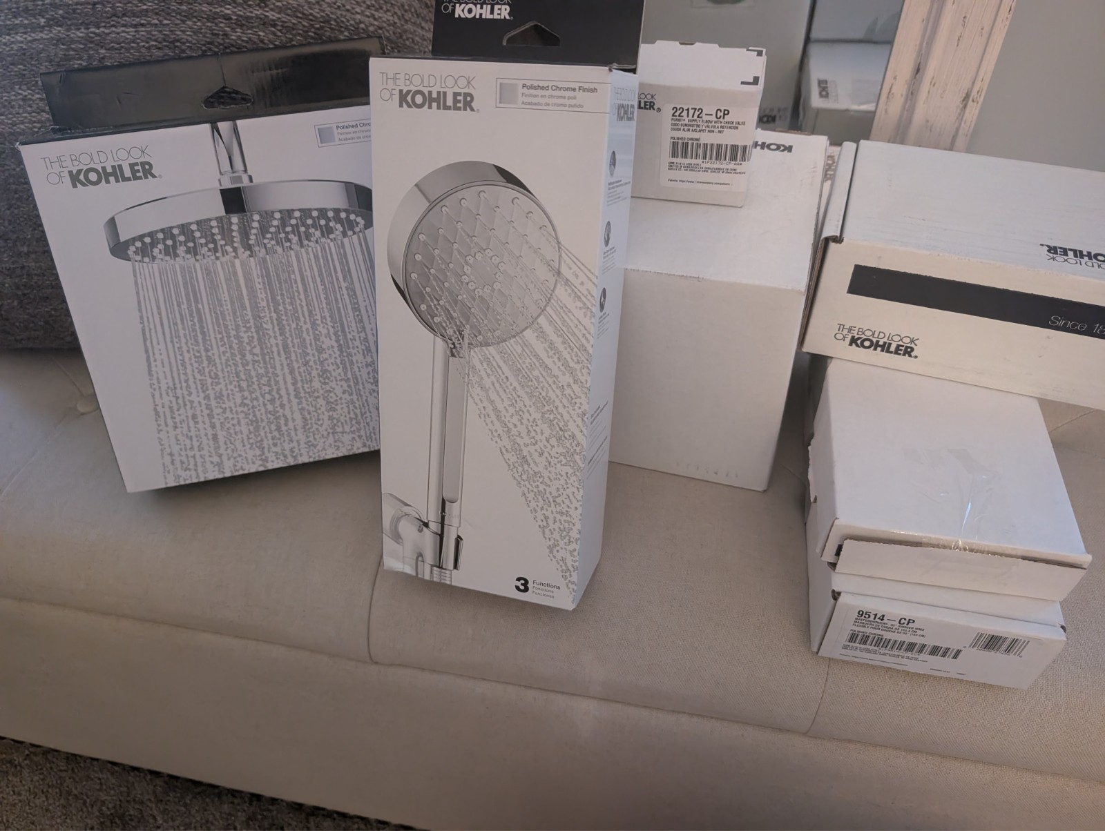 KOHLER Awaken 26914-Y-CP  Multifunction  Shower System Polished Chrome - New