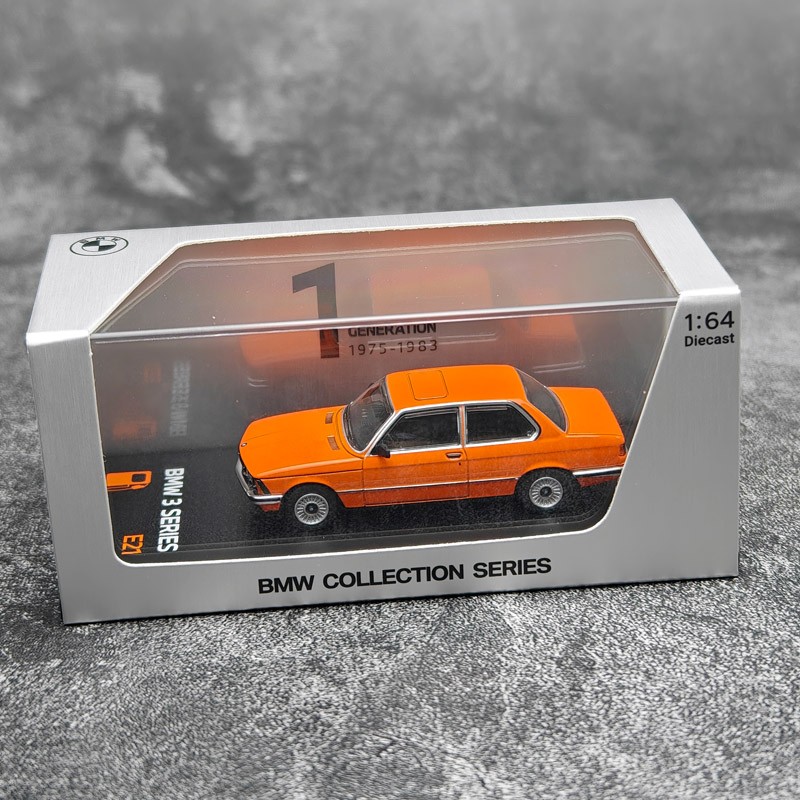 1:64 BMW 3 Series E21 50th Anniversary Orange - Limited Edition Diecast Model
