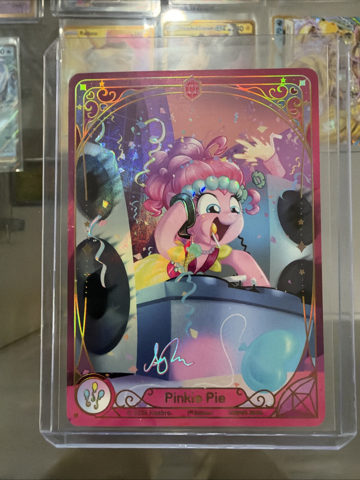 Kayou My Little Pony Pinkie Pie Shining Ruby Rare BP03-RR03 Holo Foil READ PLS Kayou My Little Pony Pinkie Pie Shining Ruby Rare BP03-RR03 Holo Foil READ PLS