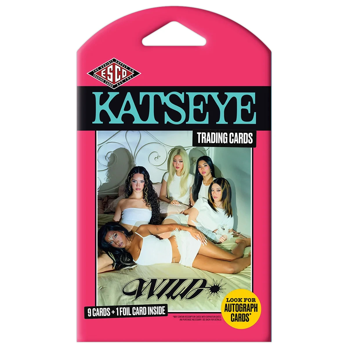 2026 ESCO x KATSEYE WILD Trading Card Pack - Factory Sealed - Ships TODAY 2026 ESCO x KATSEYE WILD Trading Card Pack - Factory Sealed - Ships TODAY