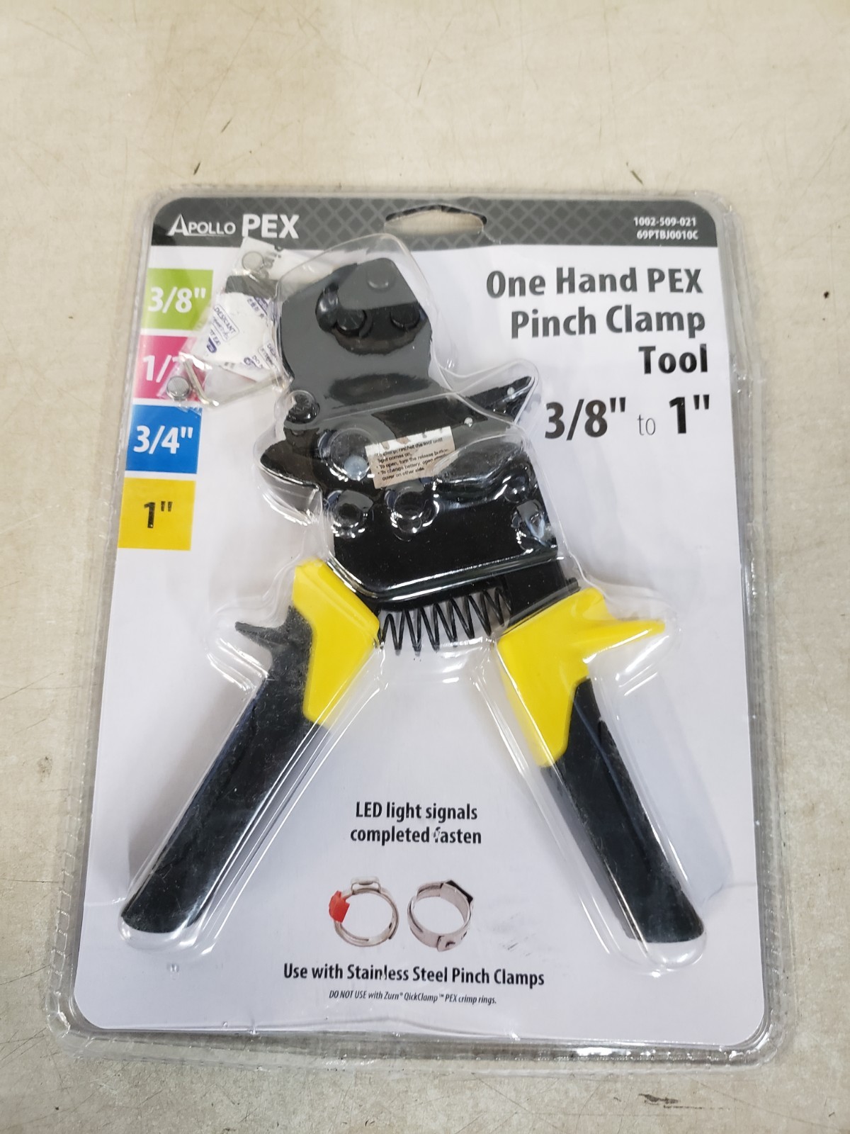 Apollo PEX One-Hand PEX-B Pinch Clamp Tool, 3/8\