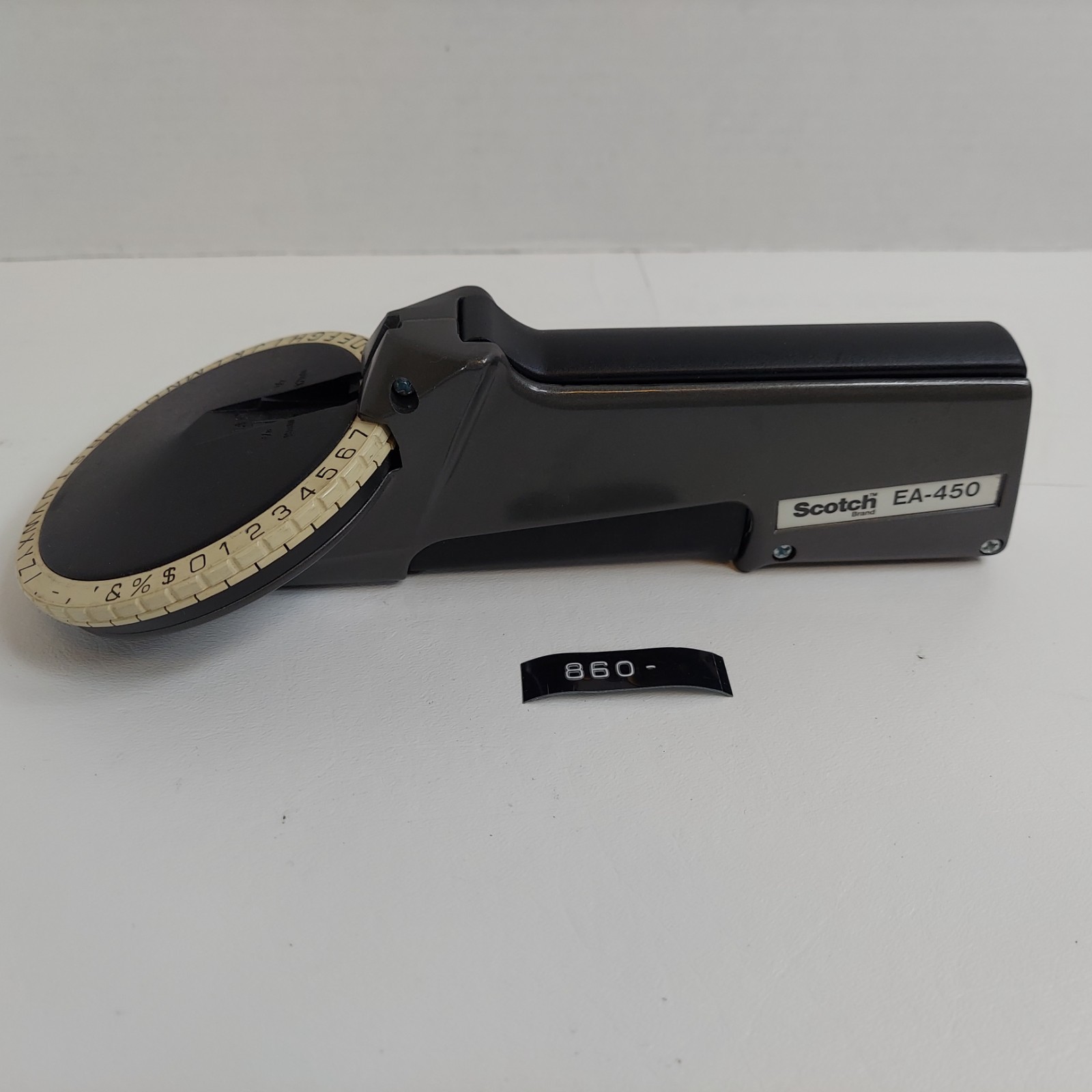 Scotch EA-450 Vintage Label Maker Writer Embosser Tested Working Scotch EA-450 Vintage Label Maker Writer Embosser Tested Working