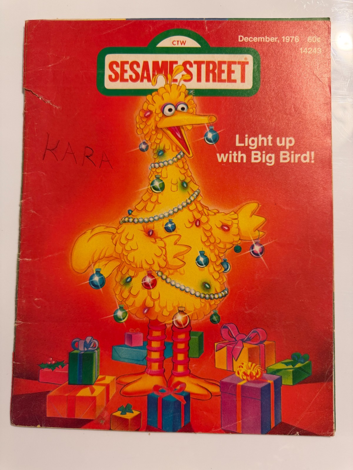 Vintage Sesame Street Magazine December 1976 Big Bird Christmas Holiday CTW Vintage Sesame Street Magazine December 1976 Big Bird Christmas Holiday CTW
