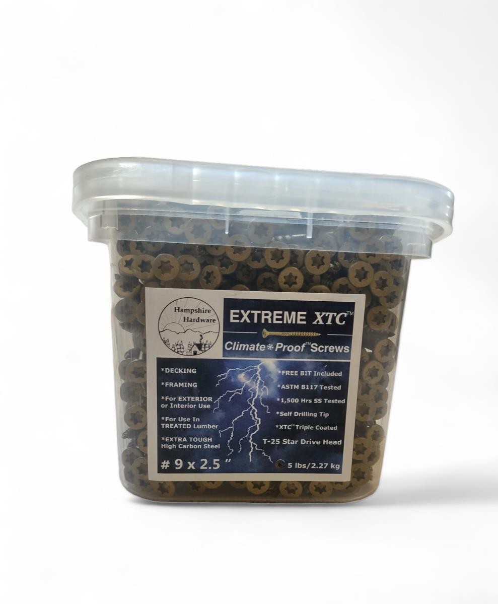 XTC™ Climate Proof™ Decking and Framing Screws #9 x 2.5 XTC™ Climate Proof™ Decking and Framing Screws #9 x 2.5