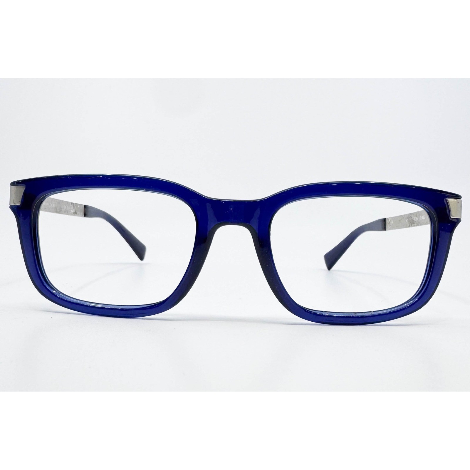 Armani Exchange Eyeglasses Mens Blue Square 8064 52-20-140