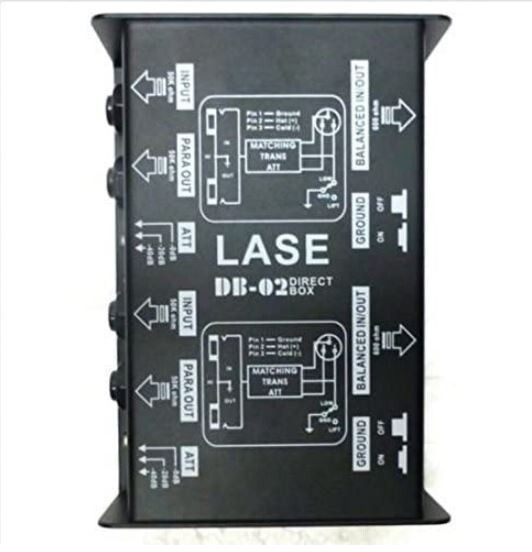 LASE DB-02 - Professional Dual Channel Passive Direct Box LASE DB-02 - Professional Dual Channel Passive Direct Box