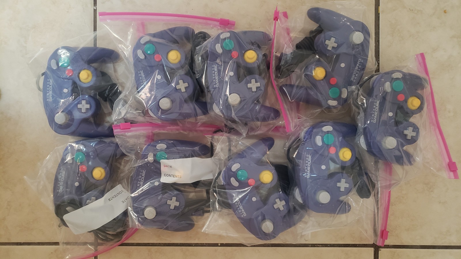 REBUILT Official Nintendo GameCube Controller Indigo Purple OEM DOL-003 CLEANED REBUILT Official Nintendo GameCube Controller Indigo Purple OEM DOL-003 CLEANED