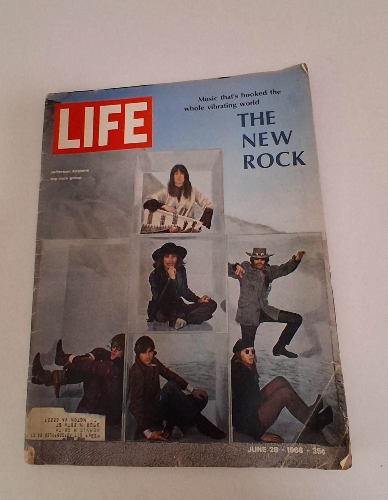 1968 Life - June 28 New Rock Music - Jefferson Airplane; Cream;  Country Joe etc