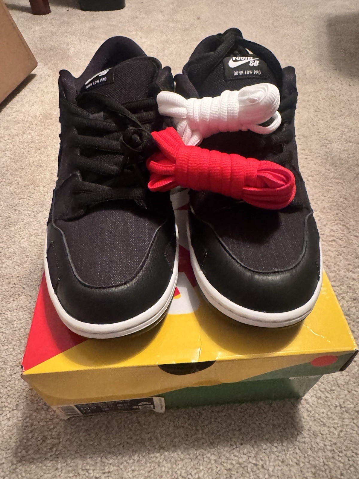 Nike Wasted Youth x Dunk SB Low Size 10.5 Black Denim DEADSTOCK