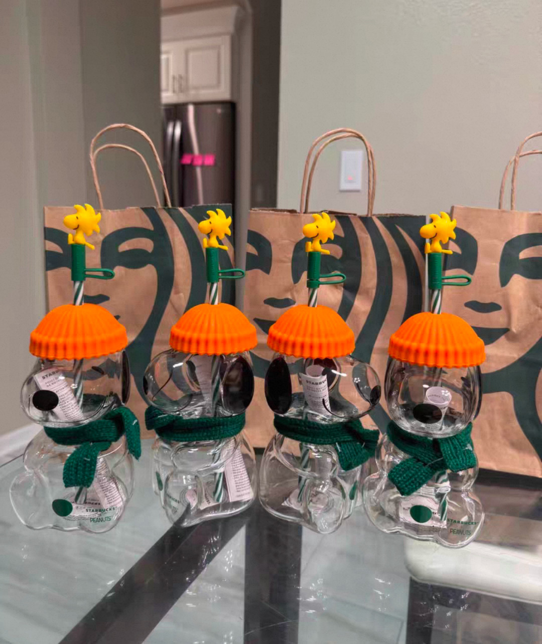Special Edition2026 Starbucks x Peanuts Snoopy Glass Cup Brand Halloween Gift Special Edition2026 Starbucks x Peanuts Snoopy Glass Cup Brand Halloween Gift