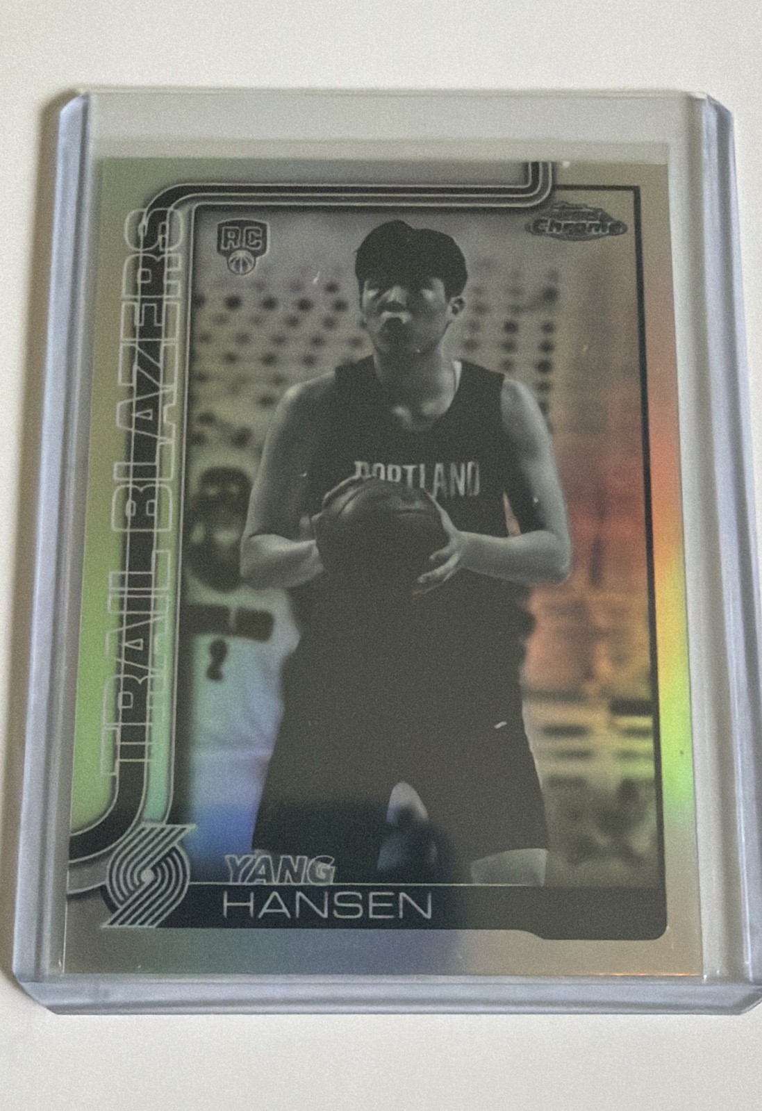 2025-26 Topps Chrome - Yang Hansen #266 Negative Refractor (RC)