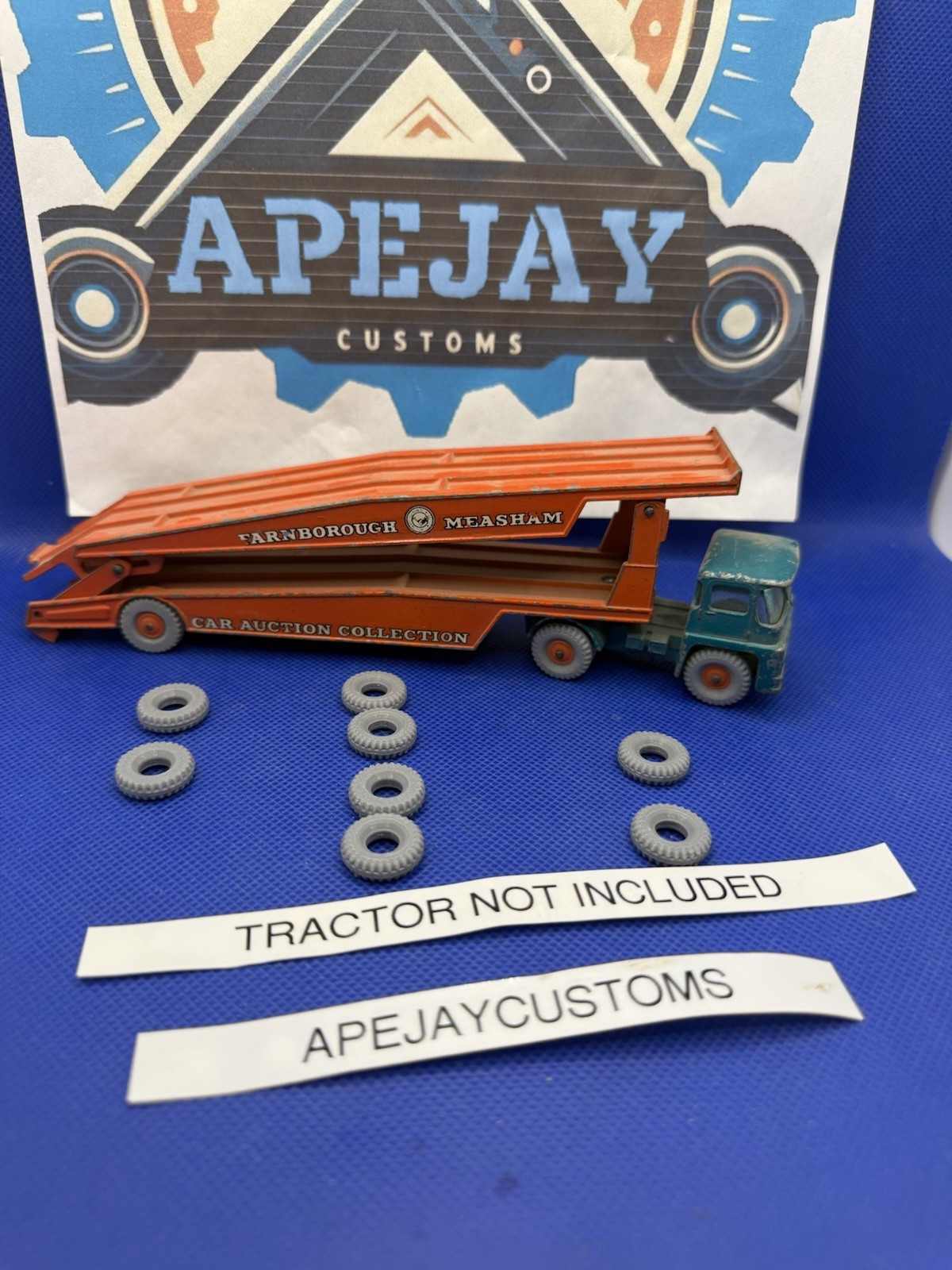 8 grey tires for Matchbox major pack no 8 ,K-8 Yellow King Size Guy Warrior 8 grey tires for Matchbox major pack no 8 ,K-8 Yellow King Size Guy Warrior