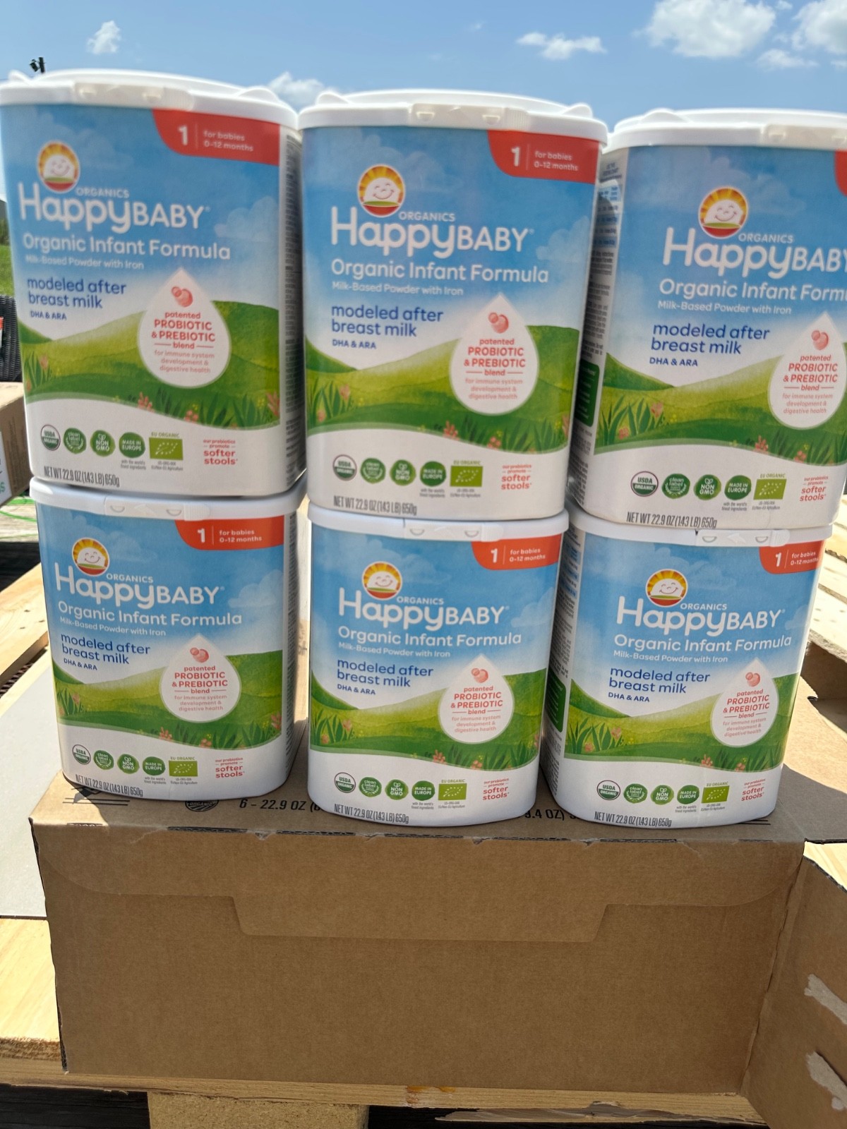 Organics Happy Baby with iron milk-based power