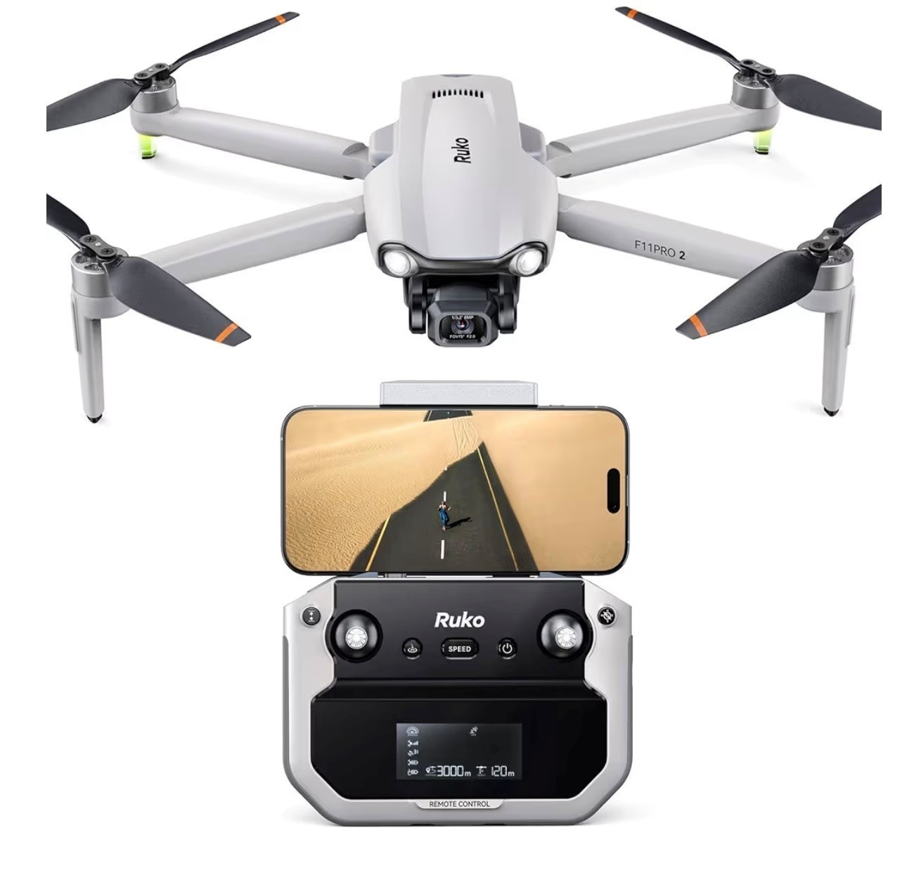Roku F11Pro 2 Drone, Brand New Never Flown