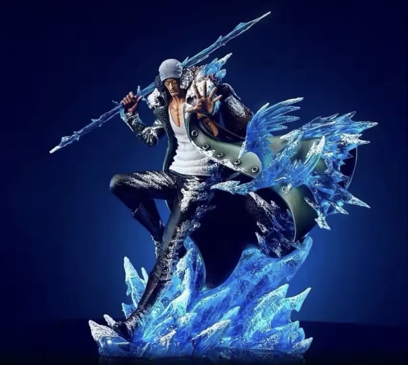 Kuzan 23cm One Piece Anime Resin Statue Ice Collectible Statue Figure Kuzan 23cm One Piece Anime Resin Statue Ice Collectible Statue Figure