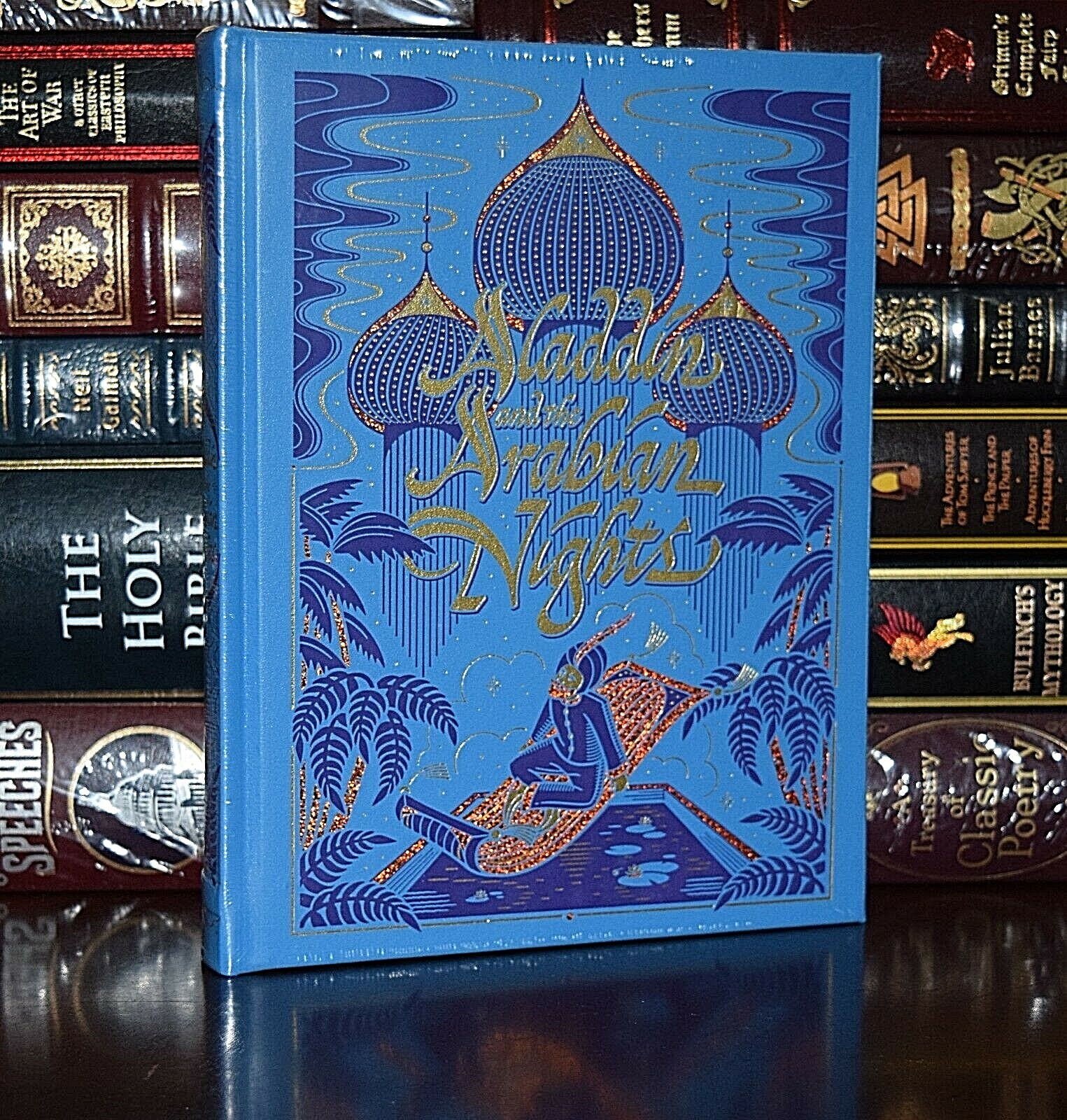 NEW Aladdin & Arabian Nights Illustrated by Bull Deluxe Leather Bound GIFT