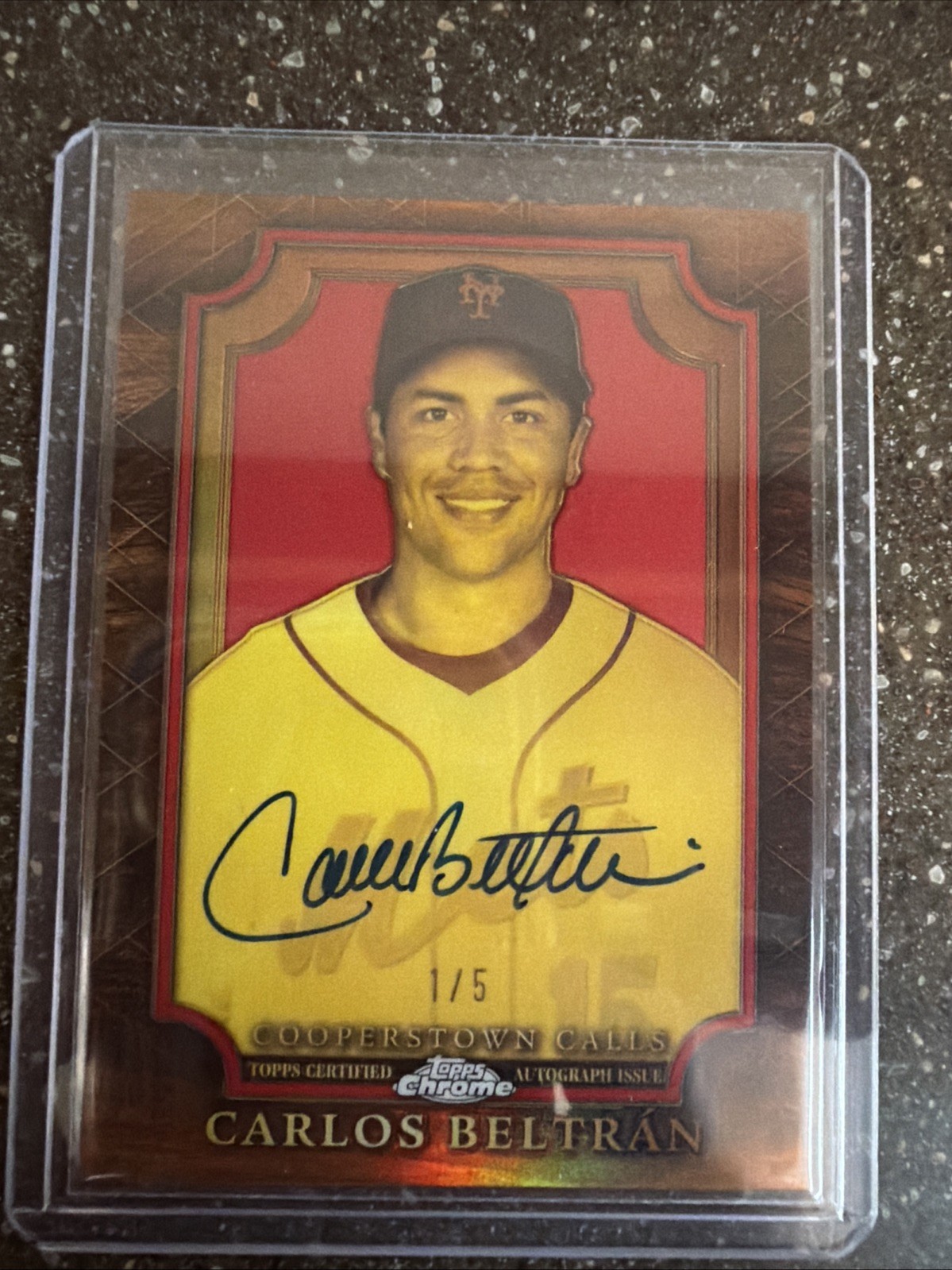 2026 Topps Chrome SSP Cooperstown Calls Carlos Beltran Auto 1/5 SSP