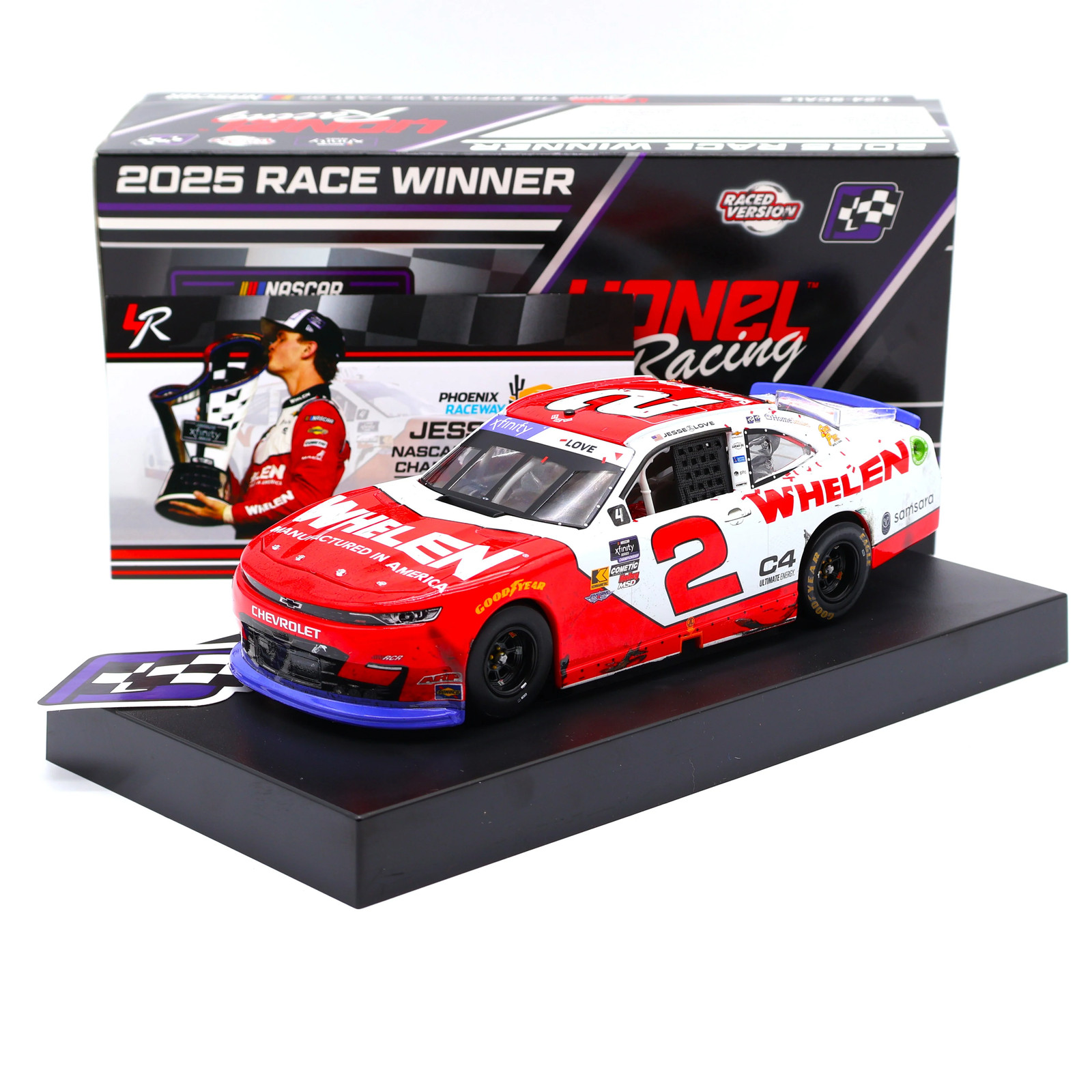 Jesse Love 2025 Whelen Phoenix Win 1:24 Nascar Diecast Jesse Love 2025 Whelen Phoenix Win 1:24 Nascar Diecast