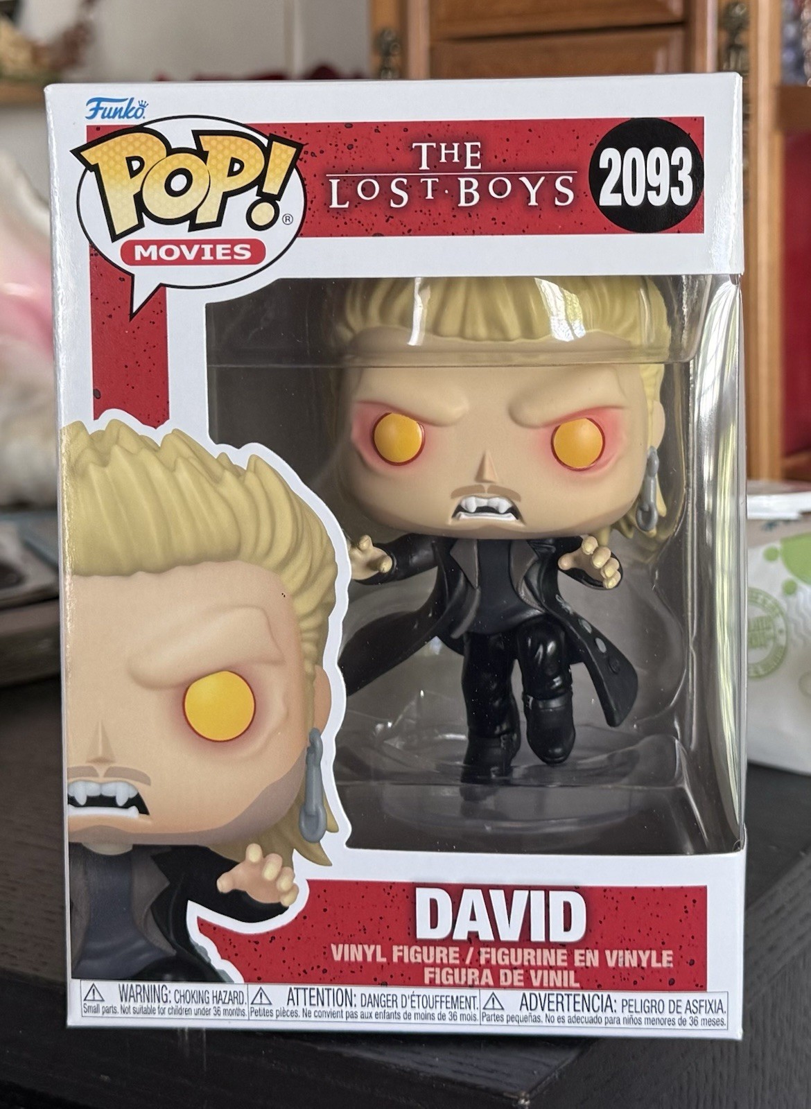 Funko Pop Movies: (Floating) DAVID #2091 (The Lost Boys) w/Protector IN HAND