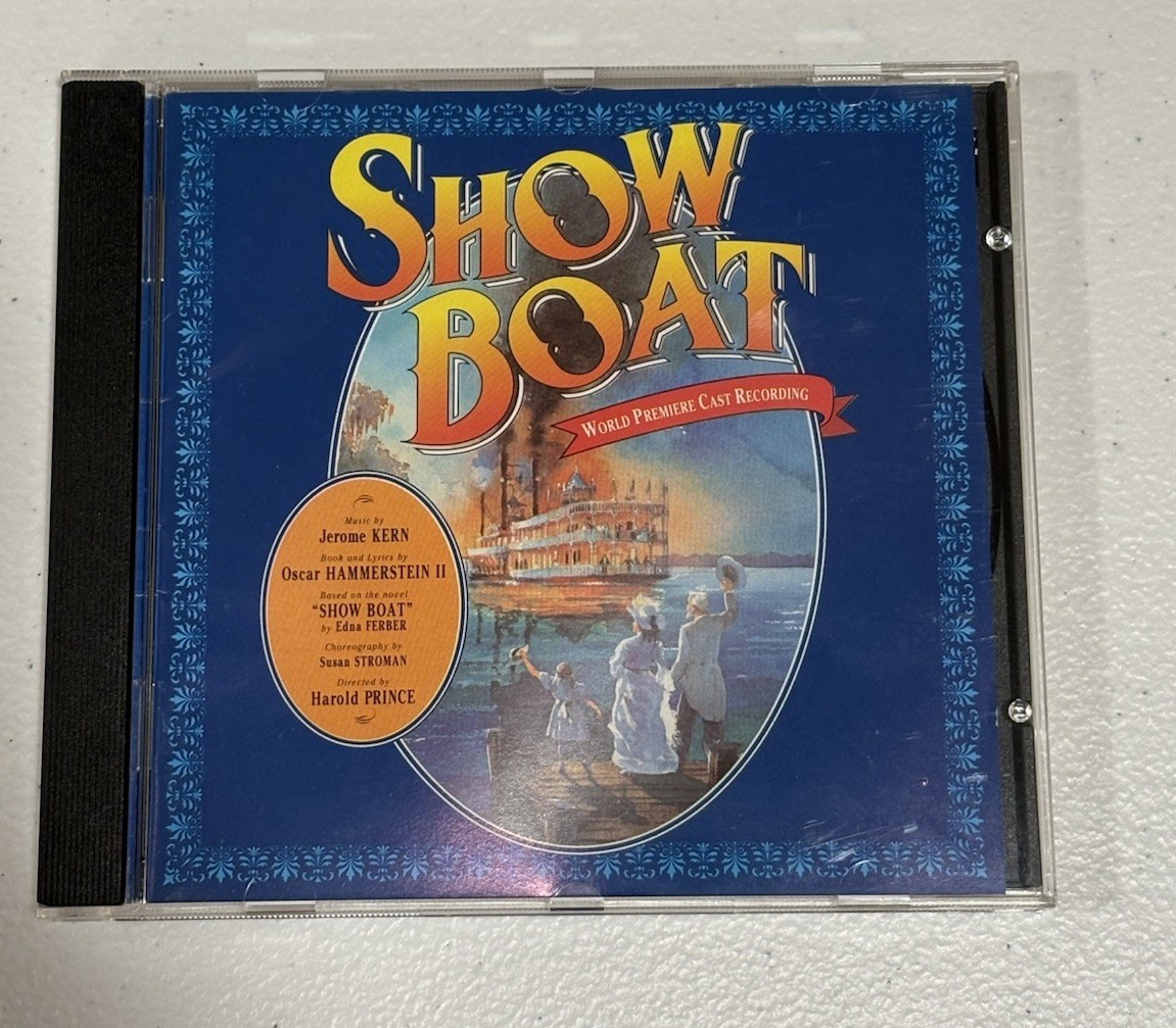 Show Boat World Premiere Cast Recording CD 1994 Harold Prince Stroman Kern