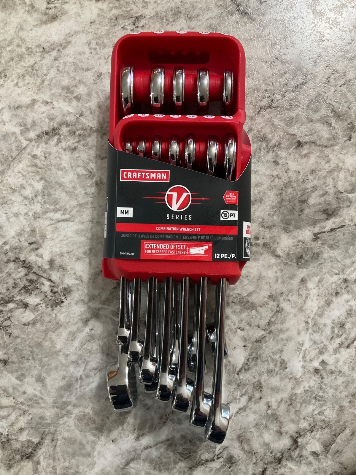 Craftsman CMMT87325V V-Series 12pc Metric Combination Wrench Set
