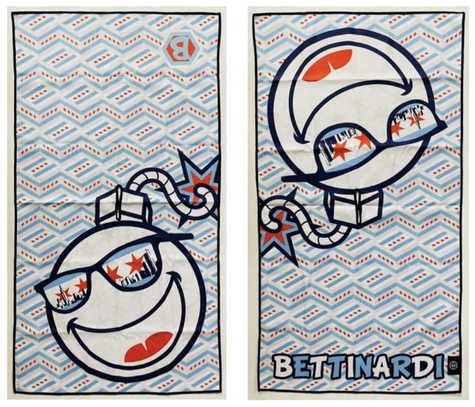 💣Extremely Rare Bettinardi RWB Chicago Sky Bomb Tour Limited Players Towel💣 💣Extremely Rare Bettinardi RWB Chicago Sky Bomb Tour Limited Players Towel💣