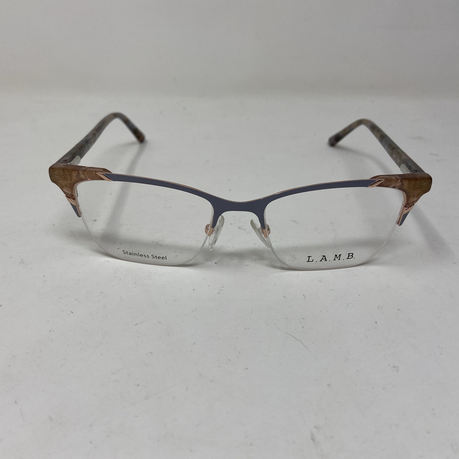 L.A.M.B. EYEWEAR LA118 GRAY 50-17-140 B:36 Flex Hinge Eyeglasses 218W