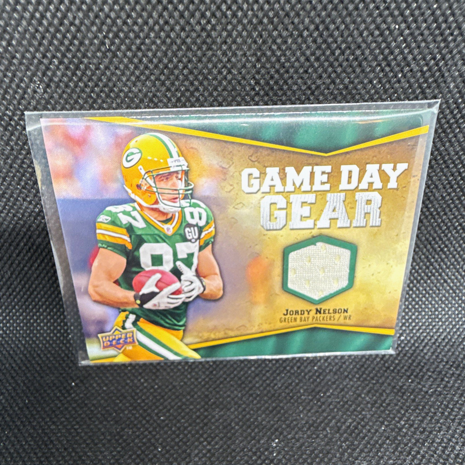 Upper Deck 2009 Game Day Gear Jordy Nelson Packers #NFL-NE Memorabilia Insert