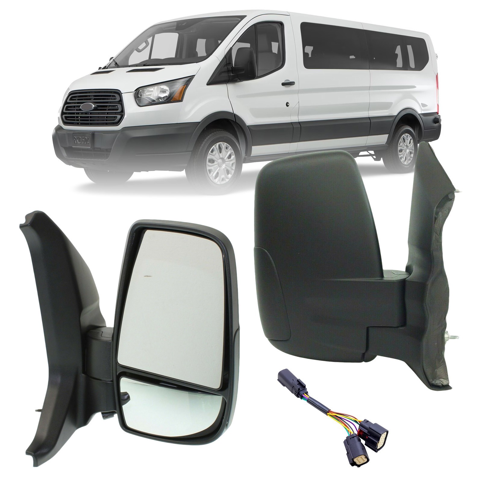 Passenger Right Side Power Mirror For 10-26 Ford Transit 150 250 350 350HD