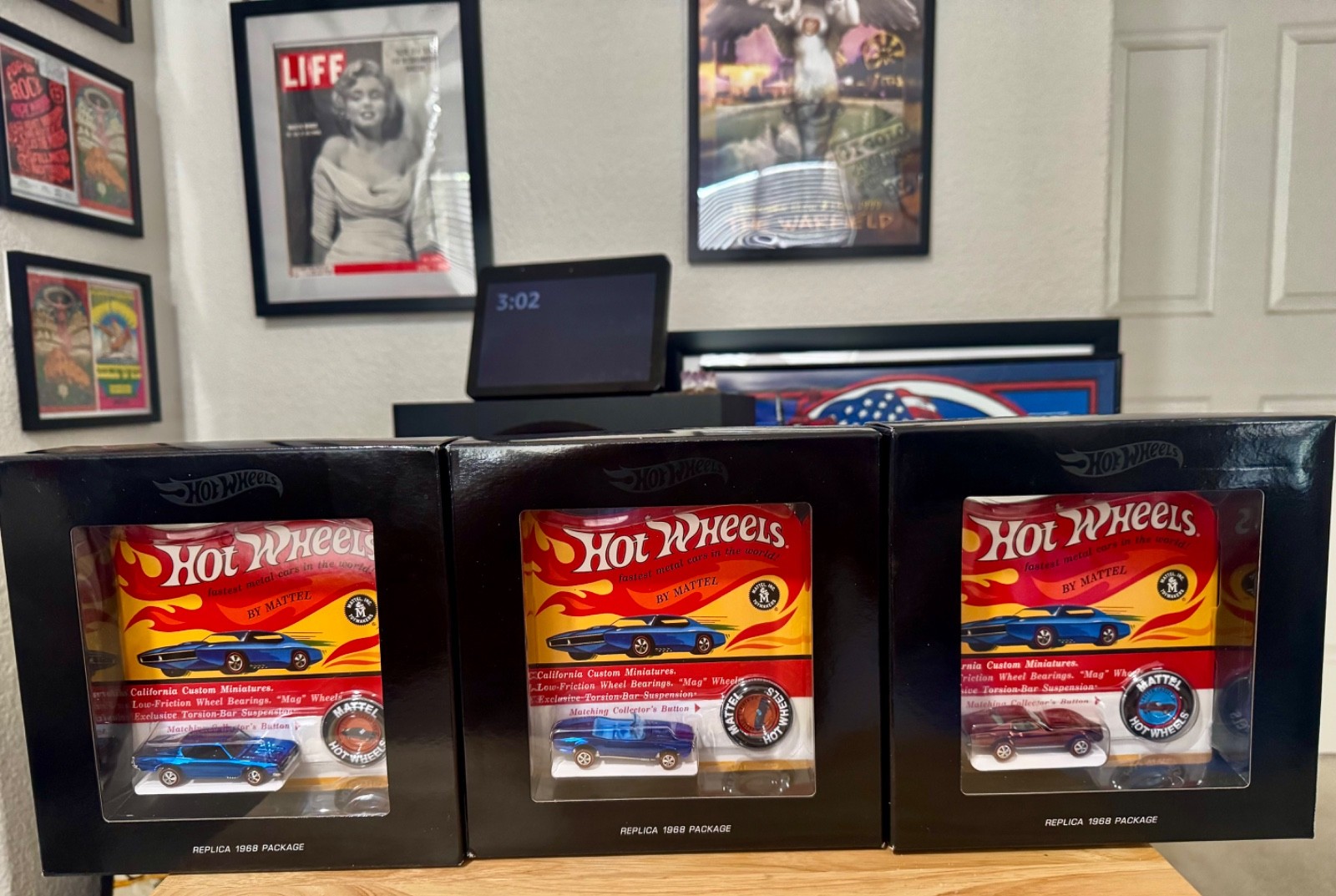 Bundle Deal 2013 Hot Wheels RLC Original 16 Replica Corvette/Firebird/Barracuda