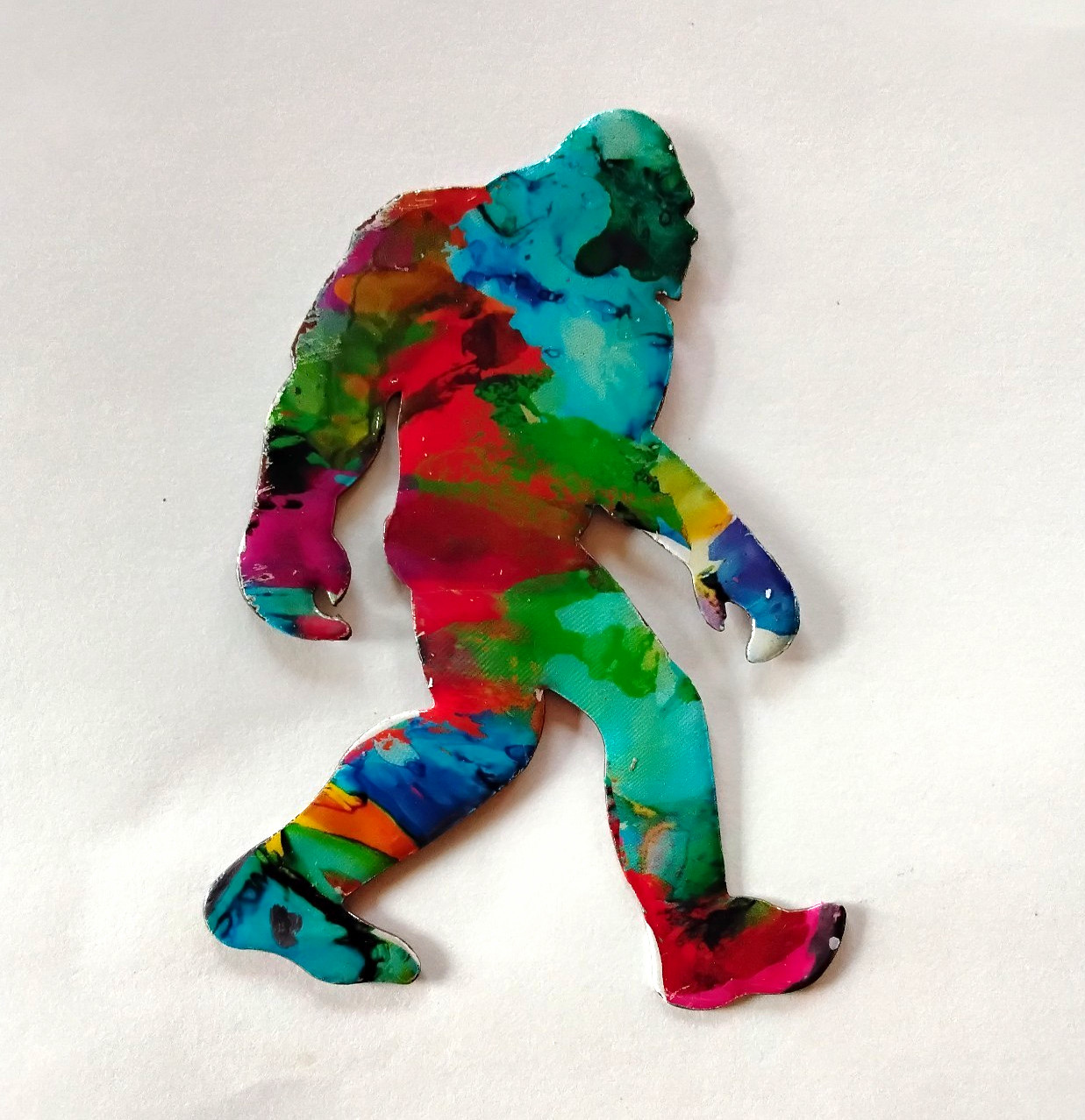 Lot of 20 Bigfoot Sasquatch Colorful Fridge Magnets Metal Novelty Souvenir New