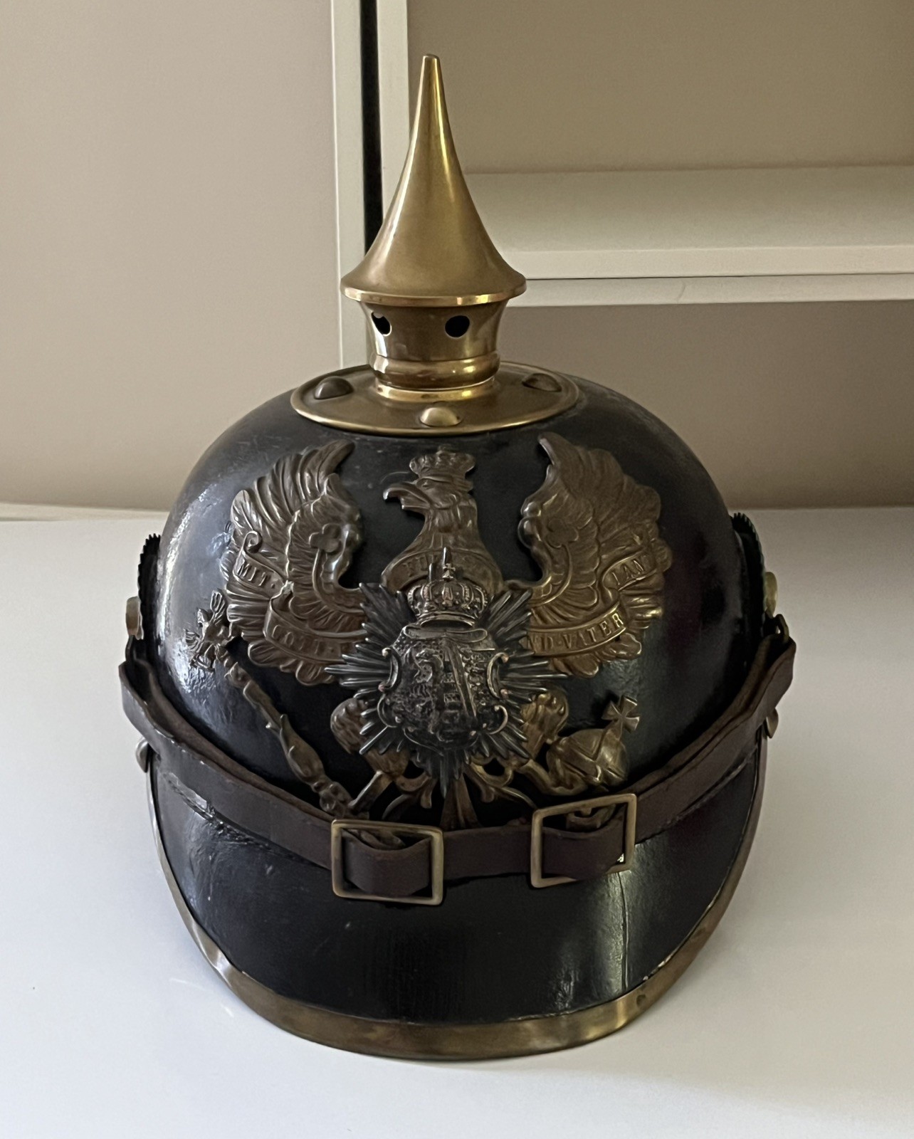 PARTS Anhalt 93rd Infantry Regiment Pickelhaube WWI - READ DESCRIPTION