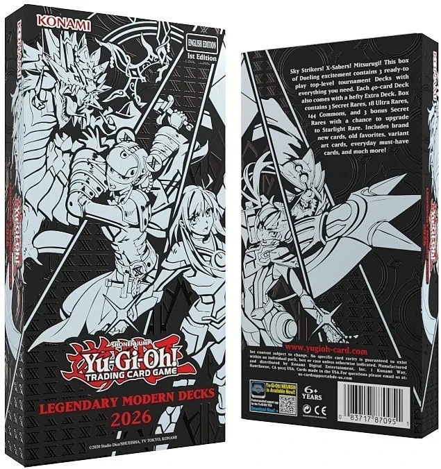 Yu-Gi-Oh TCG: Legendary Modern Decks Box Set 2026 1st First Edition