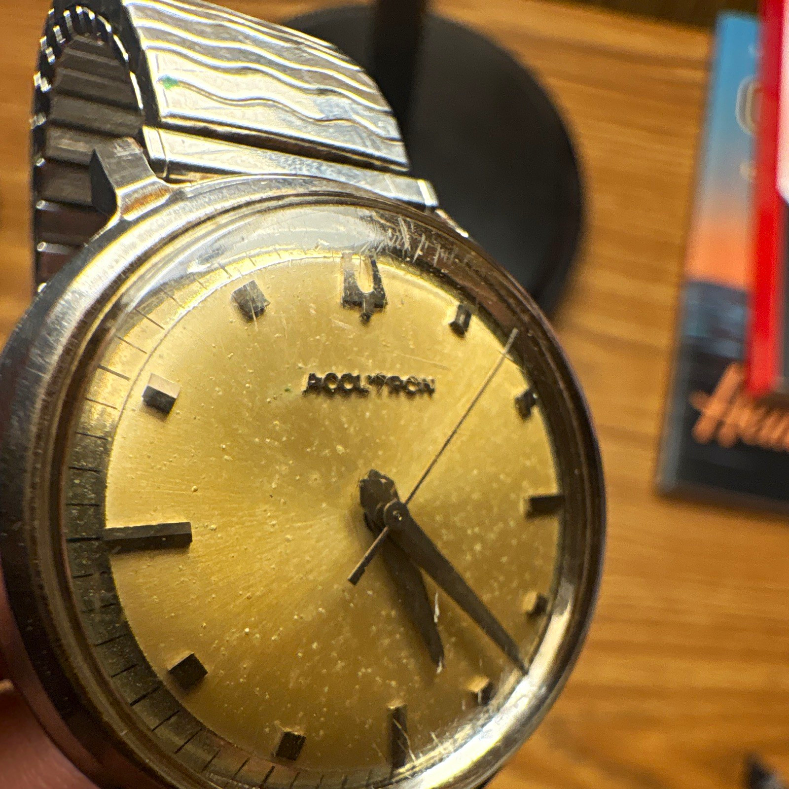 Vintage Bulova Accutron 214 Stainless Steel Men\'s Watch - RUNS & HUMS Vintage Bulova Accutron 214 Stainless Steel Men\'s Watch - RUNS & HUMS
