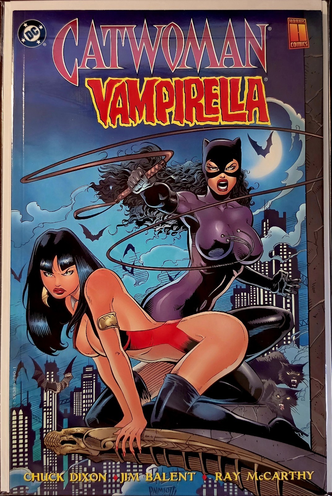 Catwoman/ Vampirella: The Furies #1🔑 DC- HARRIS Comics 1997 Team-up NM 🔥🔥🔥 Catwoman/ Vampirella: The Furies #1🔑 DC- HARRIS Comics 1997 Team-up NM 🔥🔥🔥