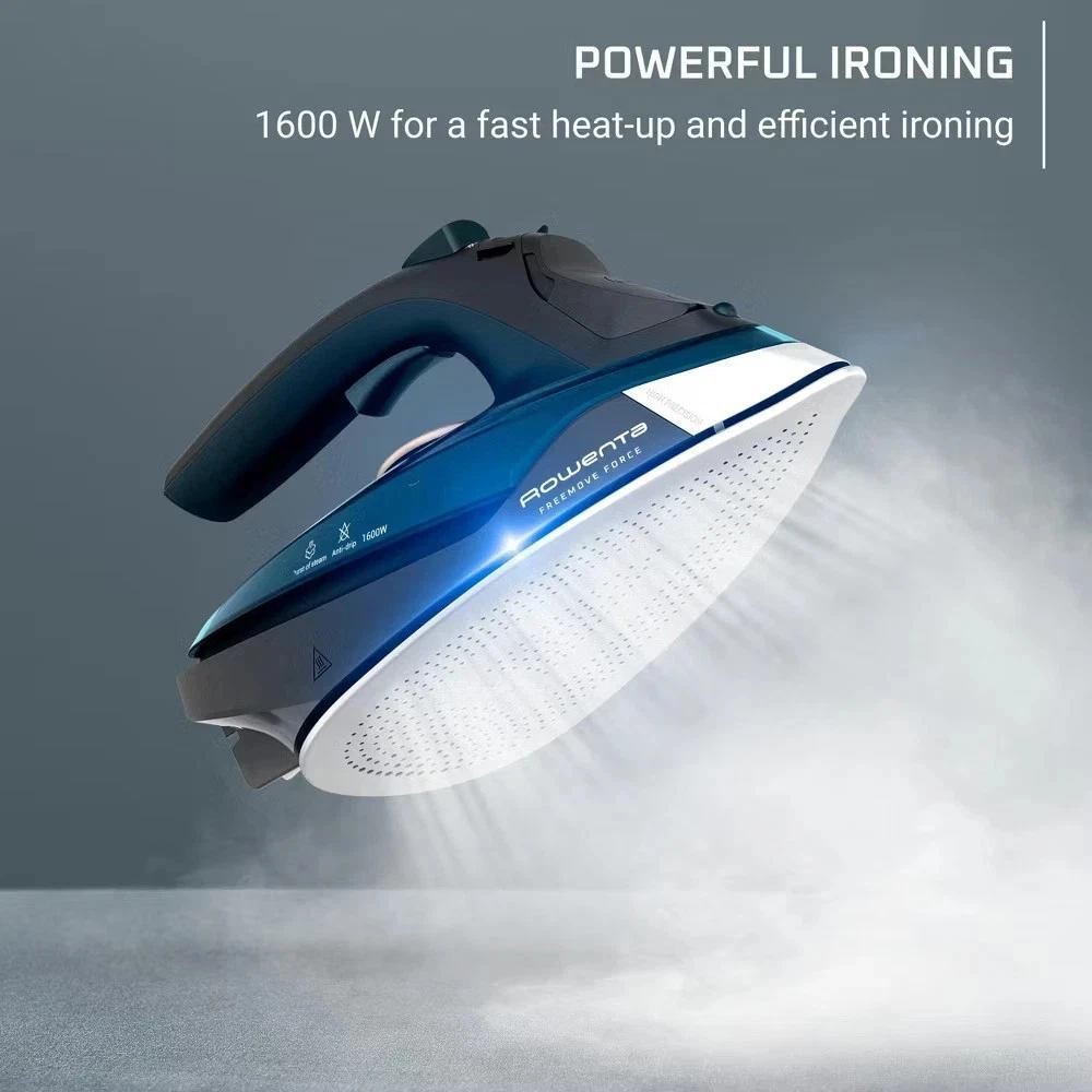 Rowenta Freemove Force 1600W Cordless Steam Iron with Stainless Steel Rowenta Freemove Force 1600W Cordless Steam Iron with Stainless Steel