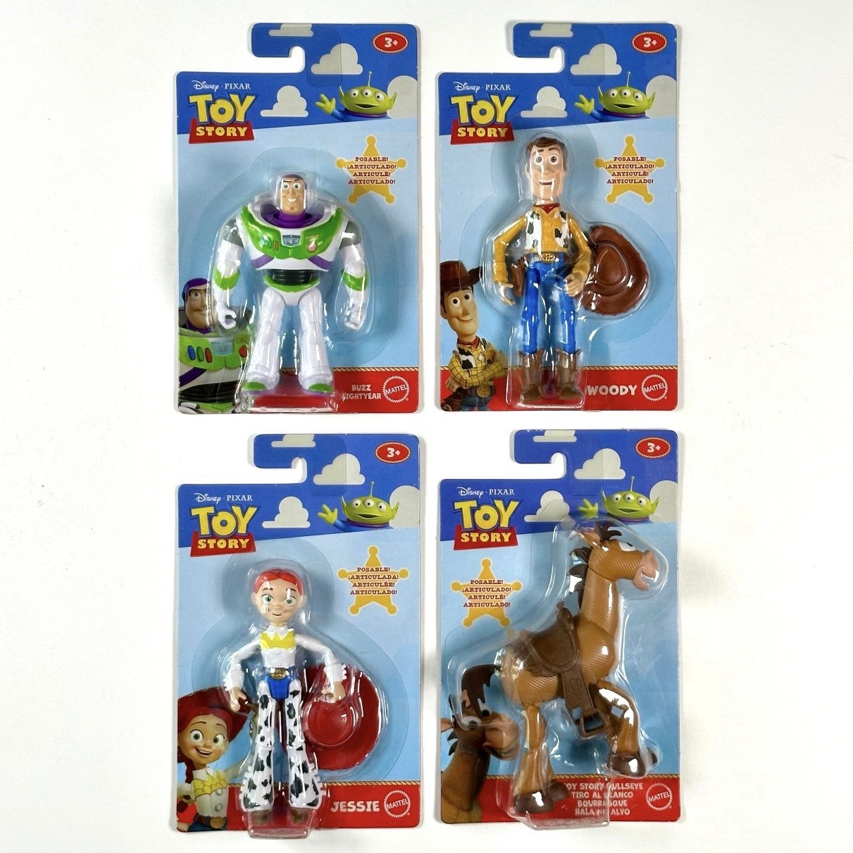 Mattel Toy Story Buzz Lightyear, Woody, Jessie, & Bullseye 4\
